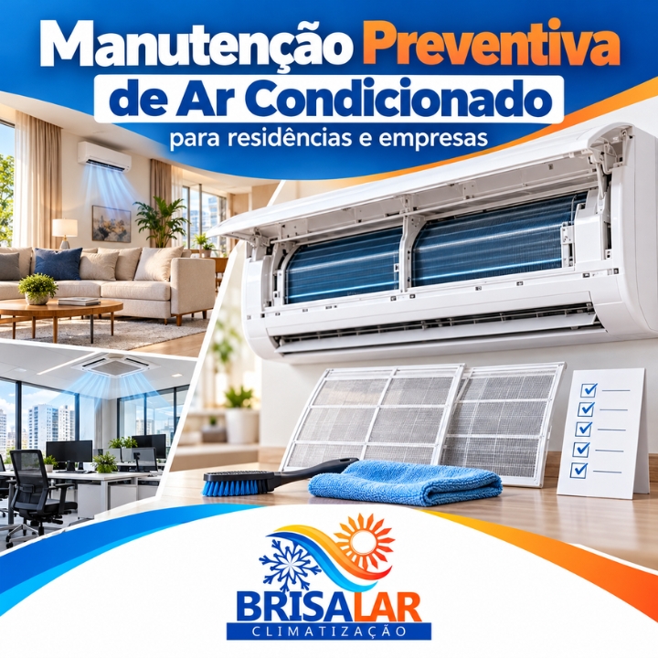 Manutenção preventiva de ar-condicionado